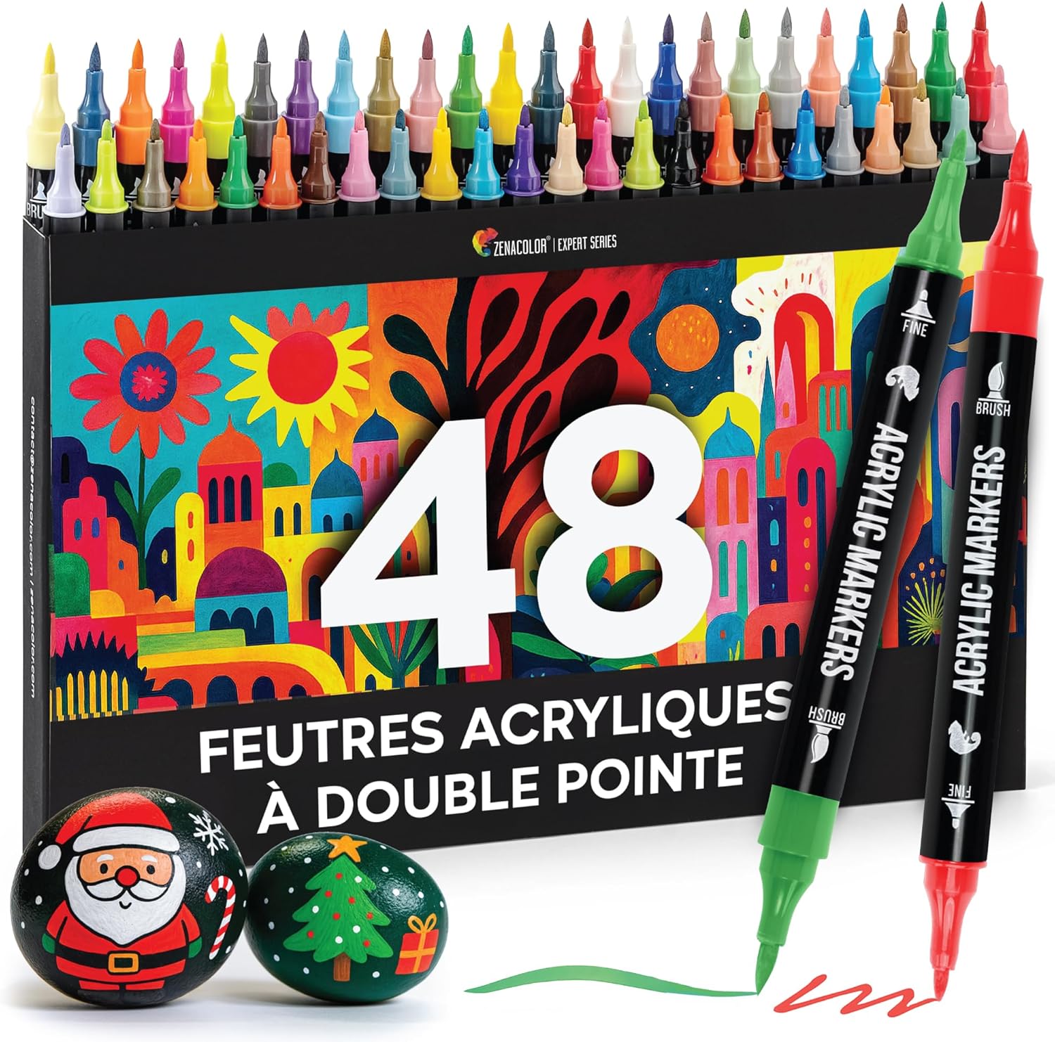 Feutres à double pointe